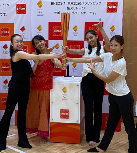 2020☆１　メモリアル　聖火トーチフォトスポットリレーキャラバン