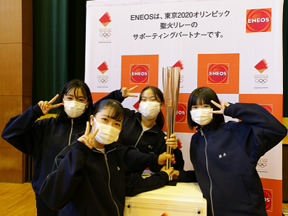 2020☆１　メモリアル　聖火トーチフォトスポットリレーキャラバン