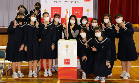 2020☆１　メモリアル　聖火トーチフォトスポットリレーキャラバン